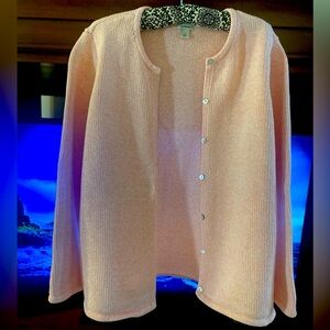 LL Bean cardigan 100% cotton 1x like new!